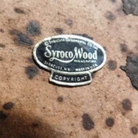 Vintage Syroco Cigarette Case Ashtray - Picture 4 of 7